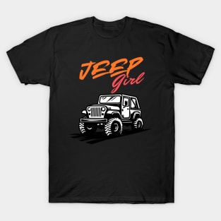 Jeep Girl Color 2 T-Shirt